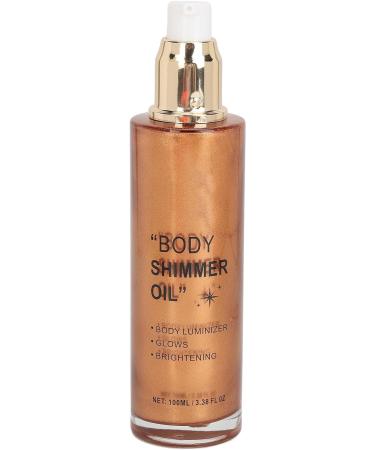 Face Body Luminizer 100ml Multipurpose Body Highlighter Oil Non for Cheek Collarbone Shoulder (Golden Brown) - Buy Online on GoSupps.com