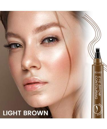 Lightsbetter Waterproof Brow Pen Precisely My Brow Pencil Magical Waterproof Brow Pen Tint My 4 Tip Brow Waterproof 24h Smudge Proof 5 Colours Available (02#) - Buy Online on GoSupps.com