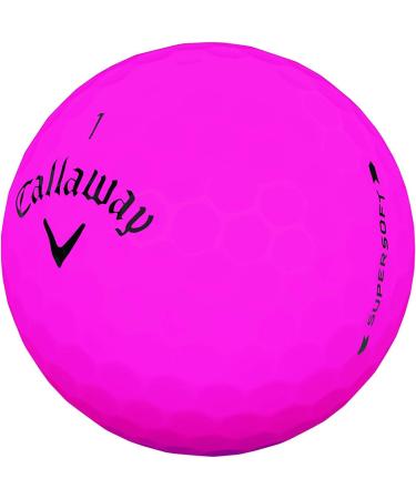 Callaway Golf Supersoft Golf Balls Matte Pink - Buy Online on GoSupps.com