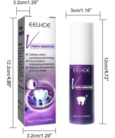 Xinyun Mild Whitening Toothpaste | Purple Tooth Color Correction & Fresh Breath | 30ml Tooth Bleach & Cleaning Solution - Buy Online on GoSupps.com