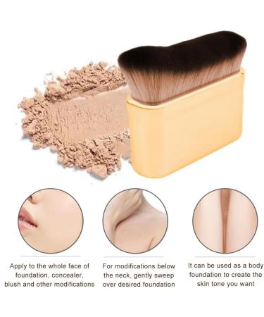 Self Tanning Brush Body Makeup Brush Tanner Foundation Brush Tan Brush Applicator for Face Body Leg Fake Tan Blending Brush for Tanning Sunscreen Body Lotion Mousses - Buy Online on GoSupps.com