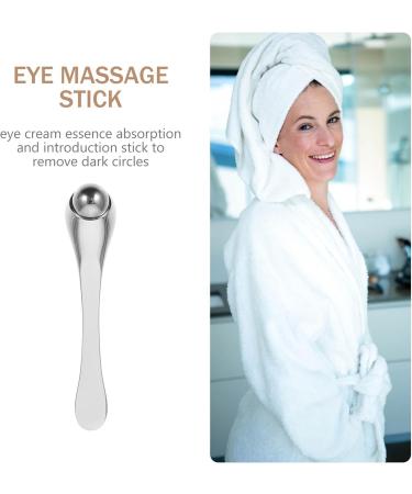 Appareil de Massage Contours des Yeux et Poches Rouleau Massage Visage Anti- ge en M tal Argent Soin des Yeux Portable pour Fatigue Oculaire et Relaxation Quotidienne - Buy Online on GoSupps.com
