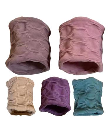 Hair Elastics No Damage | Seamless Hair Tie Rope - Wide Hairties Hair Bands for Thick Heavy or Curly Hair