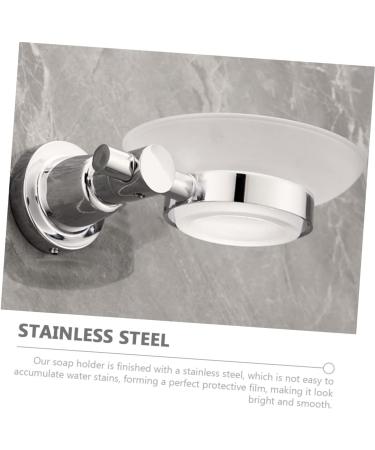 Ciieeo 4pcs Bathroom Wall Soap Holder Soap Storage Holder Draining Soap Holder Storage Soap -mounted Soap Dishes Shower Soap Dish Holder Bar Soap Holder Soap Stand Glass Frosted Tray - Buy Online on GoSupps.com