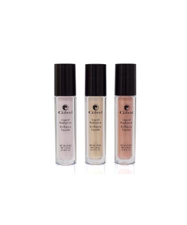 Gabriel Cosmetics Liquid Radiance Highlighter (Liquid Gold) - 0.25 Fl Oz - Natural, Vegan, Paraben-Free | Glowing Skin - Buy Online on GoSupps.com