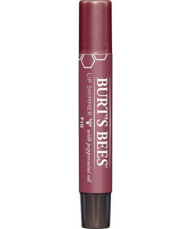 Burts Bees Lip Shimmer Fig Moisturizing Lip Balm with Peppermint Oil 2.55g - 100% Natural Origin - Buy Online on GoSupps.com