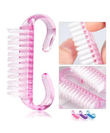 3 Piece Nail Cleaning Brush Set - Professional Nail Tools & Accessories for Dust Removal & Finger Cleaning - Buy Online on GoSupps.com