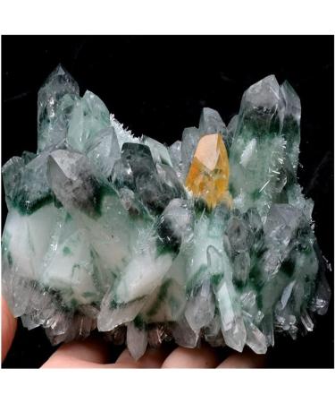 Natural Crystal Rough Natural Green Crystal Tibetan Quartz Crystal Big Cluster - Buy Online on GoSupps.com