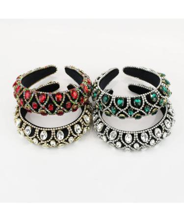 Beaupretty Vintage Baroque Strass Wide Headband - Elegant Crystal Hair Accessory for Brides & Girls - Perfect for Weddings & Pageants - Buy Online on GoSupps.com