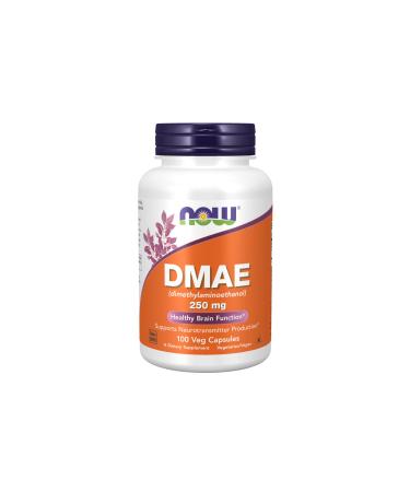Now Foods DMAE 250 mg 100 Veg Capsules - Buy Online on GoSupps.com