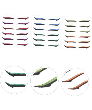 Mikinona Double Sided Tape 18 Pairs Anti Sweat Eyeliner Purple Duct Tape Adhesive Eye Line Strip Eyeliner Sticker Tool Man Eyes - Buy Online on GoSupps.com