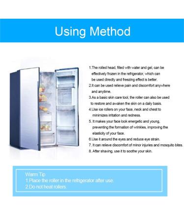 Handheld Ice Roller for Face Massage - Cold Compress Anti-Aging Beauty Tool for Wrinkle Prevention and Skin Firming (Purple) - Buy Online on GoSupps.com