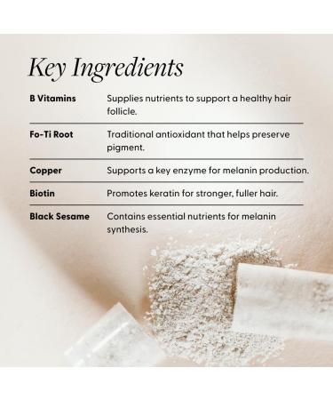 Arey Not Today Grey Daily Hair Supplement for Women & Men | Slows Grey Hair Growth & Repigment in 3-6 Months | Promotes Healthier Thicker Hair | Biotin B +D Vitamins | Vegan & Gluten Free (1 Month) 60 Count (Pack of 1) - Buy Online on GoSupps.com