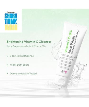 CO'S-lQ Vitamin C-5% Brightening and Glow Face Wash (100 ml) - Buy Online on GoSupps.com