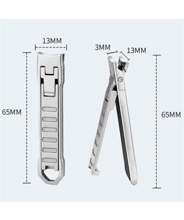 SUICRA Nail Clippers Fingernail Clipper Toenail Ultra-Thin Nail Clippers Collapsible Portable Travel Fingernail Keychain Nail Scissors Cutter Manicure Tools - Buy Online on GoSupps.com