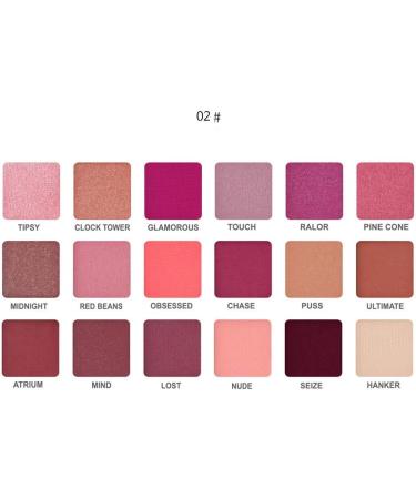 18 Colors Matte Pearl Powder and Shimmer Eyeshadow Pigments Waterproof Smoky Makeup Palette - Buy Online on GoSupps.com