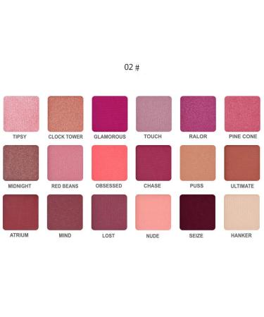 Buy 18 Colors Eyeshadow Pigments - Pearl Powder Matte & Shimmer Waterproof Smoky Looks - International Shipping Available - Buy Online on GoSupps.com