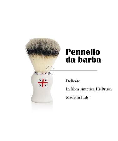 Omega Hi-Brush 4 Mori Professional Shaving Brush Set for Men | Sardinia Asinara Beard Brush - International Shipping Available - Buy Online on GoSupps.com
