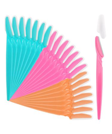 D 21 PCS Eyebrow Razor for Women Face Razors For Dermaplane  3 Colors Facial Hair Shavers with Precision Cover  Multipurpose Trimmer for Men  Dermaplaning Beauty Tool 21 Count (Pack of 1) - Buy Online on GoSupps.com