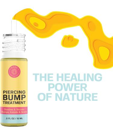 Base Labs Piercing Bump Treatment | Keloid Removal Drops with Lavender & Rosemary | Healing Nose & Ear Piercing Aftercare - 15ml - Buy Online on GoSupps.com
