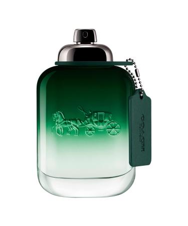 Coach Green Eau de Toilette - Long Lasting Fragrance with notes of Kiwi Rosemary Essence & Crystal Moss - Fruity & Green - 3.3 fl. oz. 3.3 Fl Oz
