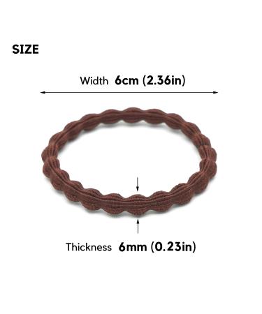 Peanut Hair Ties 18 Pcs - Long Lasting Braids & Ponytails - Natural Hair Accessories for Women - Buy Online on GoSupps.com