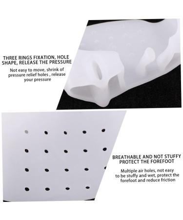 DOITOOL Bunion Forefoot Pad - 2 Pairs | Hallux Valgus Toe Separator & Thumb Straighteners | Front Cushions for Bunion Care | Assorted Colors - 8.5X5.5cm - Buy Online on GoSupps.com