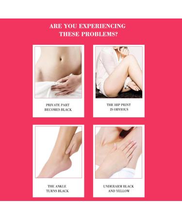 Collagen Whitening Cream for Underarms Brightening Cream for Intimate Areas Natural Dark Spot Cream for Underarms Inside Thighs Bikini Area  - Buy Online on GoSupps.com