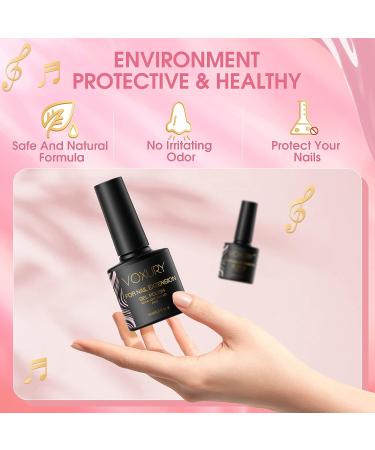 VOXURY Builder Pink Gel 5 in 1 - 15ml Poly Extension Gel for Quick Nail Building - LED/UV Lamp Required - Buy Online on GoSupps.com