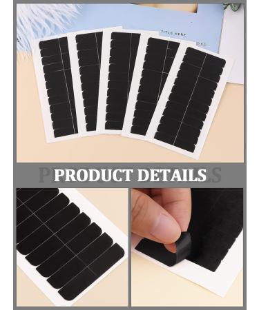 EBANKU 240Pcs Double Sided Hair Tape - Hair Extension Tape Tabs for Lace Wig, Toupee, Hair Weft - Black - Buy Online on GoSupps.com