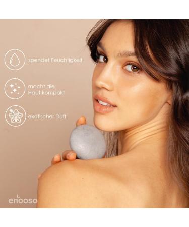 Bio Moisturizing Natural Solid Body Wash 85 gr Enooso 100 Vegan Organic Artisan Shower Foam Made in Italy - Buy Online on GoSupps.com