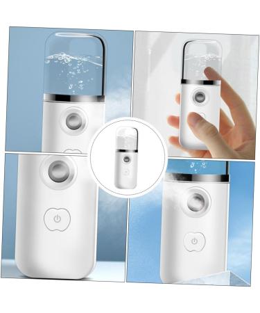 Healeved Hydrating Instrument Nano Mist Sprayer Portable Face Steamer Nano Face Steamer Abs White - Buy Online on GoSupps.com