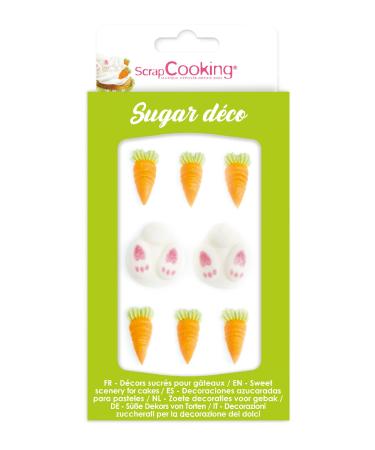 Sweet decorations rabbit and carrot