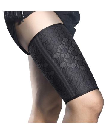 Thigh Protector Braces - Sports Thigh Support Sleeve & Protective Pads for Optimal Comfort | 1pc Nylon Thigh Support 22.3x17.25cm - Buy Online on GoSupps.com