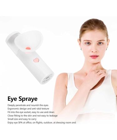 Portable USB Eye Relief Sauna Facial Sprayer - Nano Spray for Puffiness & Eye Bags (White) | International Shipping Available - Buy Online on GoSupps.com