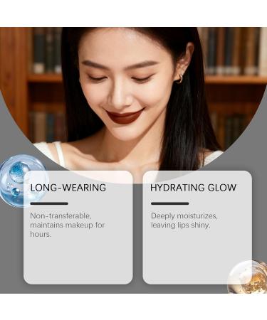 Colorful lip ampoules with matching lip liner longlasting moisturizing lip oil deep hydration soft smooth texture that enhances natural lip curvesCaramel - Buy Online on GoSupps.com