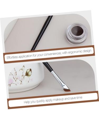 Healeved 2pcs Eyebrow Brush Flat Concealer Brush Makeup Supplies Makeup Brush Wand Flat Makeup Brush Angled Brow Brush Thin Eyeliner Brush Angled Makeup Brush Angled Concealer Brush - Buy Online on GoSupps.com