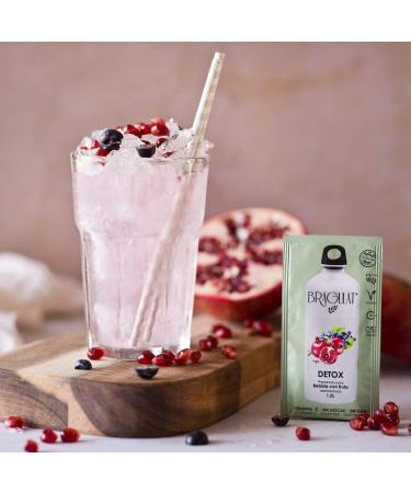  BRAGULAT BRAGULAT Sugar-Free Water Flavors with Dehydrated Fruit Vitamins C and B12 Natural Colors and Flavors (15 Detox Sachets) - Buy Online on GoSupps.com