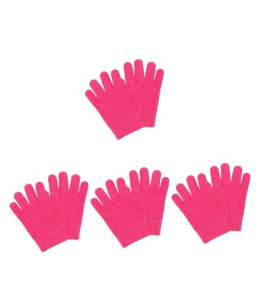 Healeved 4 Pairs Night Moisturizing Gloves Hand Lotions Moisturizing Gloves for Women Moisturizing Hand Covers Moisturizing Hand Gloves Dry Hand Gloves Womens Glove Spa Gloves Gel at Night
