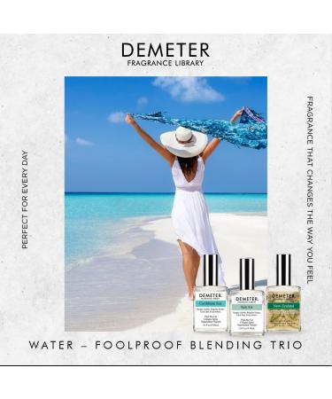 DEMETER Water Foolproof Blending Set of 3 Perfumes - Caribbean Sea Salt Air New Zealand - 3 Unique 1 Oz Cologne Sprays - Buy Online on GoSupps.com