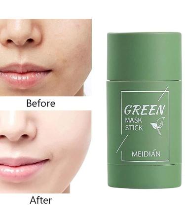 Green Tea Mask Stick for Face - Blackhead Remover & Pore Cleansing with Green Tea Extract - For All Skin Types - Buy Online on GoSupps.com