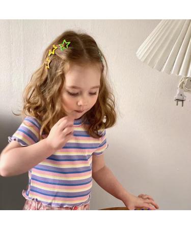 30 Pack Non-slip Star Snap Hair Clips for Women and Girls - Colorful Cute Metal Hair Barrettes - Buy Online on GoSupps.com