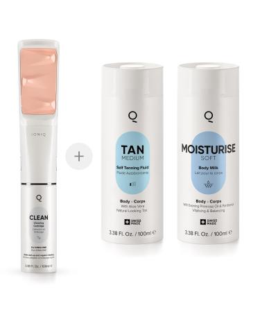 Spray ioniq One - La r volution des soins de la peau - Appliquez rapidement et sans laisser de traces sur tout le corps gr ce la technologie Magnetic Skin (paquet de bronzant et d'humidit 1 pi ce)