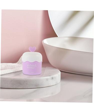 FRCOLOR 4 Pcs Portable Bubble Maker - Face Foam Maker Cup for Gentle Cleansing - Violet (Pack of 1 - Buy Online on GoSupps.com