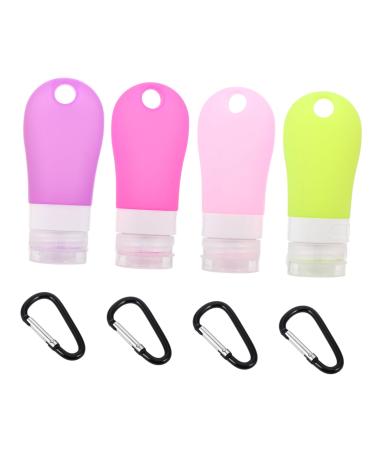 minkissy Aboard Buckle Bottling Lotion Container Lotion Bottle Multifunctional Container Dispensing Container Storage Bottle Refillable Bottle Portable Silicone Bottle Shampoo Bottled