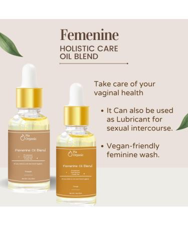 Feminine Oil Blend | 100% Natural Yoni Oil for Women - Jojoba Orange Primrose Geranium Chamomile & Gardenia - Buy Online on GoSupps.com