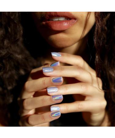 Nail Polish - Glitter Nail Polish 6ml Nail Varnish Magic Rainbow Silver Laser Effect Nail Lacquer Holo Glitter Shimmering Nail Art Polish Quick Dry & Long Lasting Chameleon Nail Lacquer LS001 - Buy Online on GoSupps.com