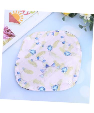 Bamboo Cloth Reusable Menstrual Pads - 4 Pack | Washable & Charcoal-Infused Menstrual Napkins for Women | Assorted Colors - 1 Count - Buy Online on GoSupps.com