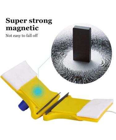 Double-Sided Magnetic Window Glass Brush Flexible Magnet Cleaner Wiper - Buy Online on GoSupps.com