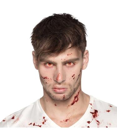 Boland 40006 Bloodshot Red Colored Contact Lenses - Monthly No Prescription 2 Pieces for Halloween & Costume Fun - Buy Online on GoSupps.com
